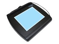 Topaz SignatureGem LCD 4x5 T-LBK766-BHSB - Signature terminal - 4.6 x 3.4 in - electromagnetic - wired - serial, USB T-LBK766SE-BHSB-R