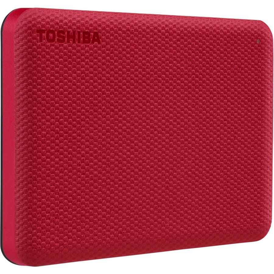 Toshiba 2Tb Canvio Advance Portable External Hard Drive Usb 3.0 Model Hdtca20Xr3Aa Red