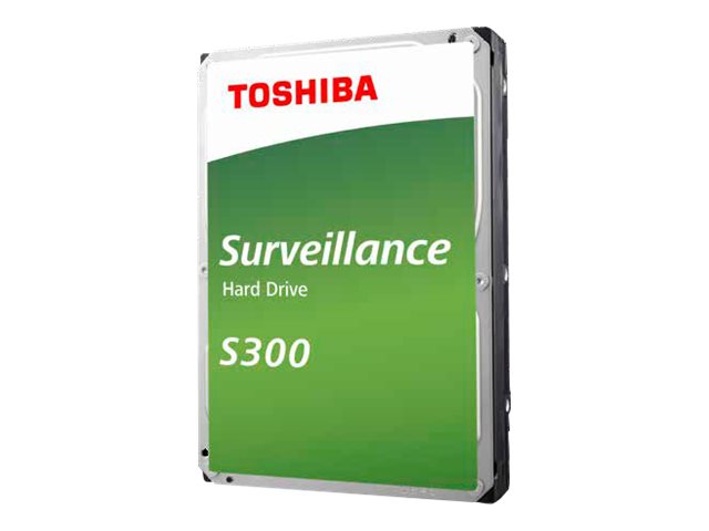 Toshiba S300 Surveillance - Hard drive - 4 TB - internal - 3.5 - SATA 6Gb/s - 5400 rpm - buffer: 128 MB"