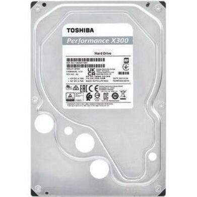 Toshiba X300 HDWR460XZSTA 6 TB Hard Drive - 3.5 Internal - SATA (SATA/600) - Conventional Magnetic Recording (CMR) Method"