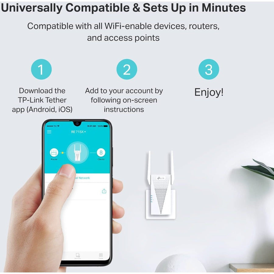 Tp-Link Ieee 802.11Ax Wireless Range Extender