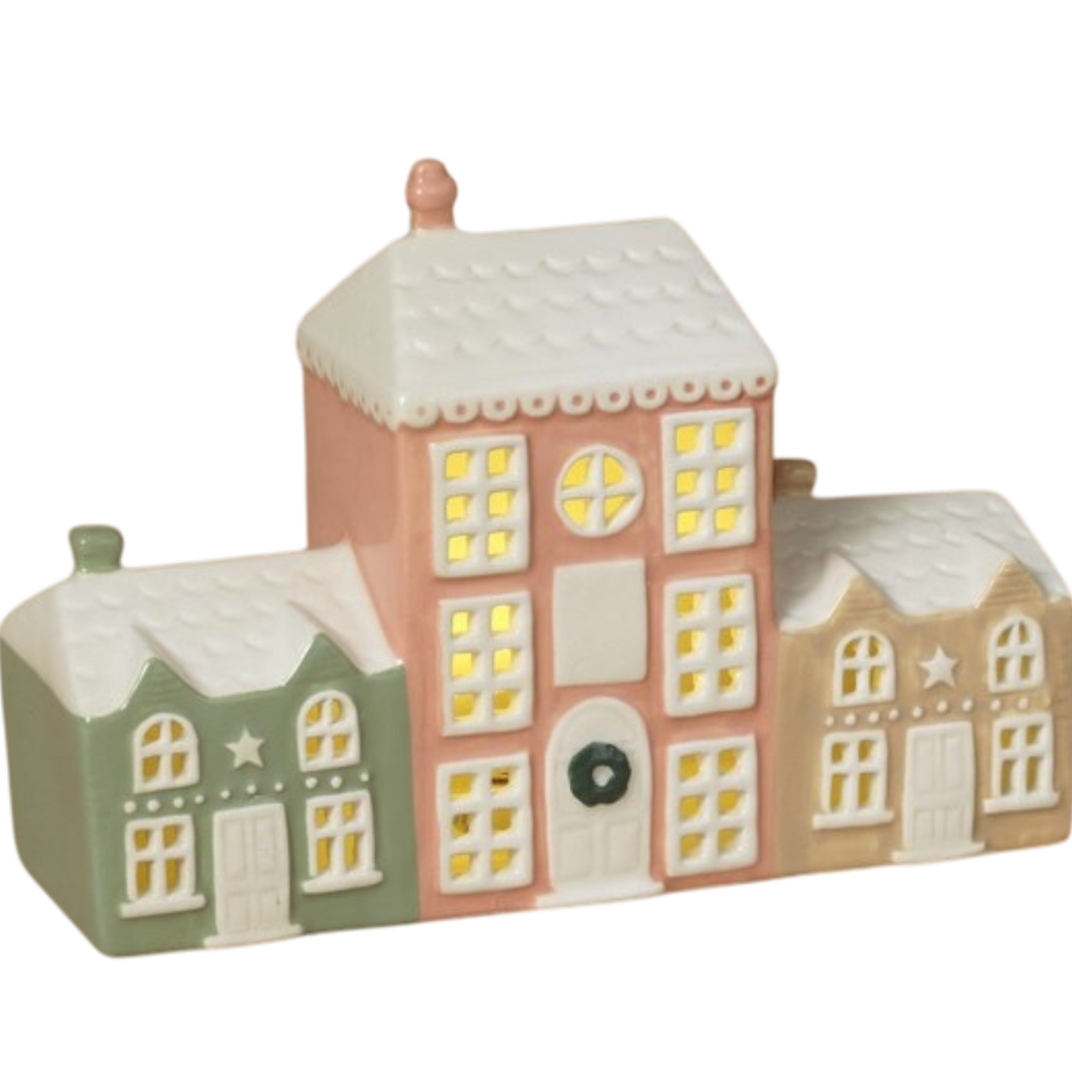 Traditional Light-Up Ceramic House