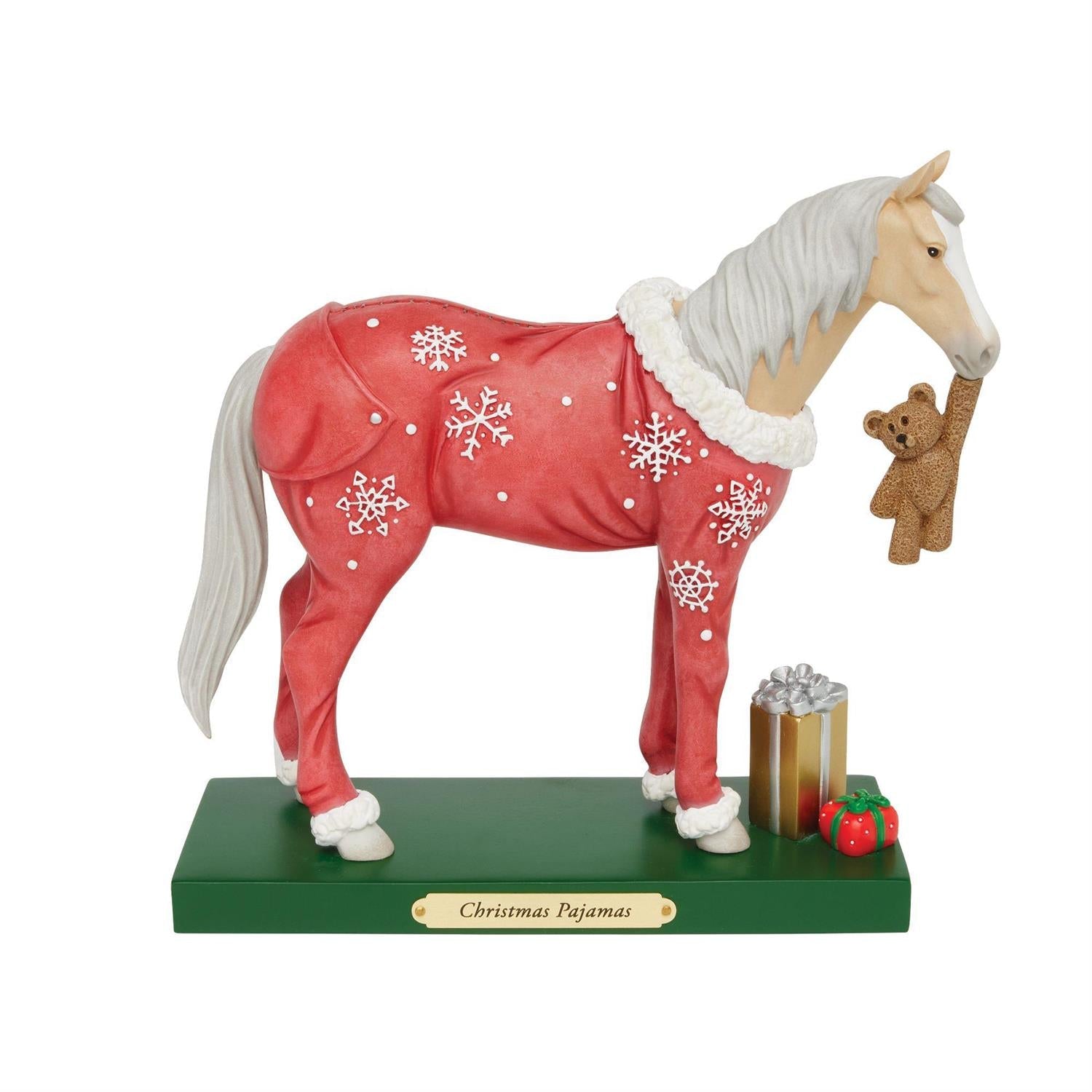 Trail of Painted Ponies Figurine - Christmas Pajamas