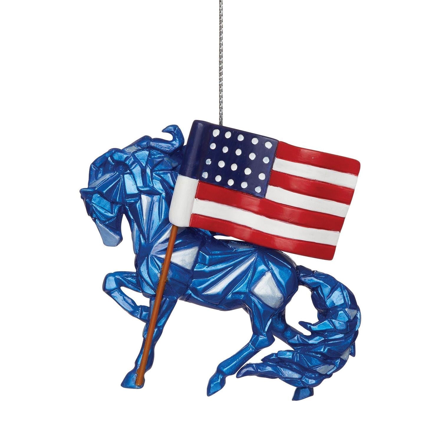 Trail of Painted Ponies Wild Blue Ornament