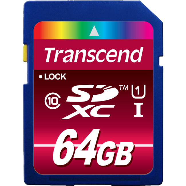 Transcend 64 GB Class 10/UHS-I SDXC TS64GSDXC10U1