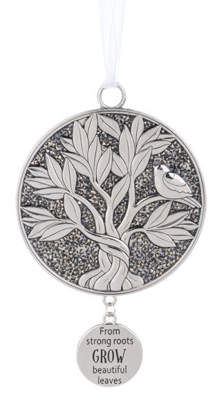Tree of Life Ornament - From Strong Roots Grow Beautiful Leaves