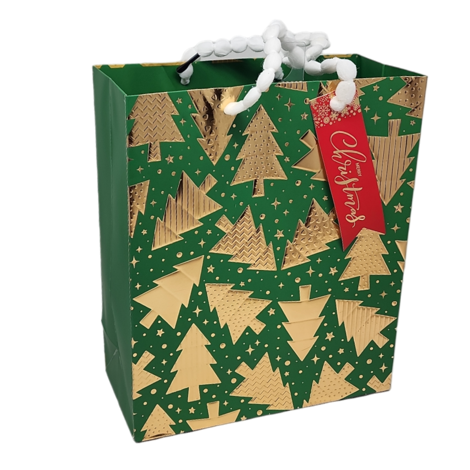 Trees on Green Gift Bag -