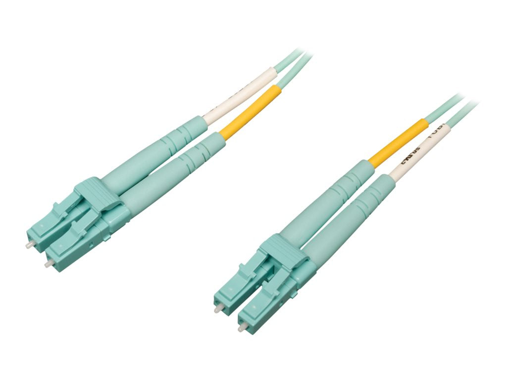 Tripp Lite 10Gb/100Gb Duplex Multimode 50/125 OM4 LSZH Fiber Patch Cable (LC/LC) - Aqua, 6M (3-ft.) - Patch cable - LC multi-mode N820-06M-OM4
