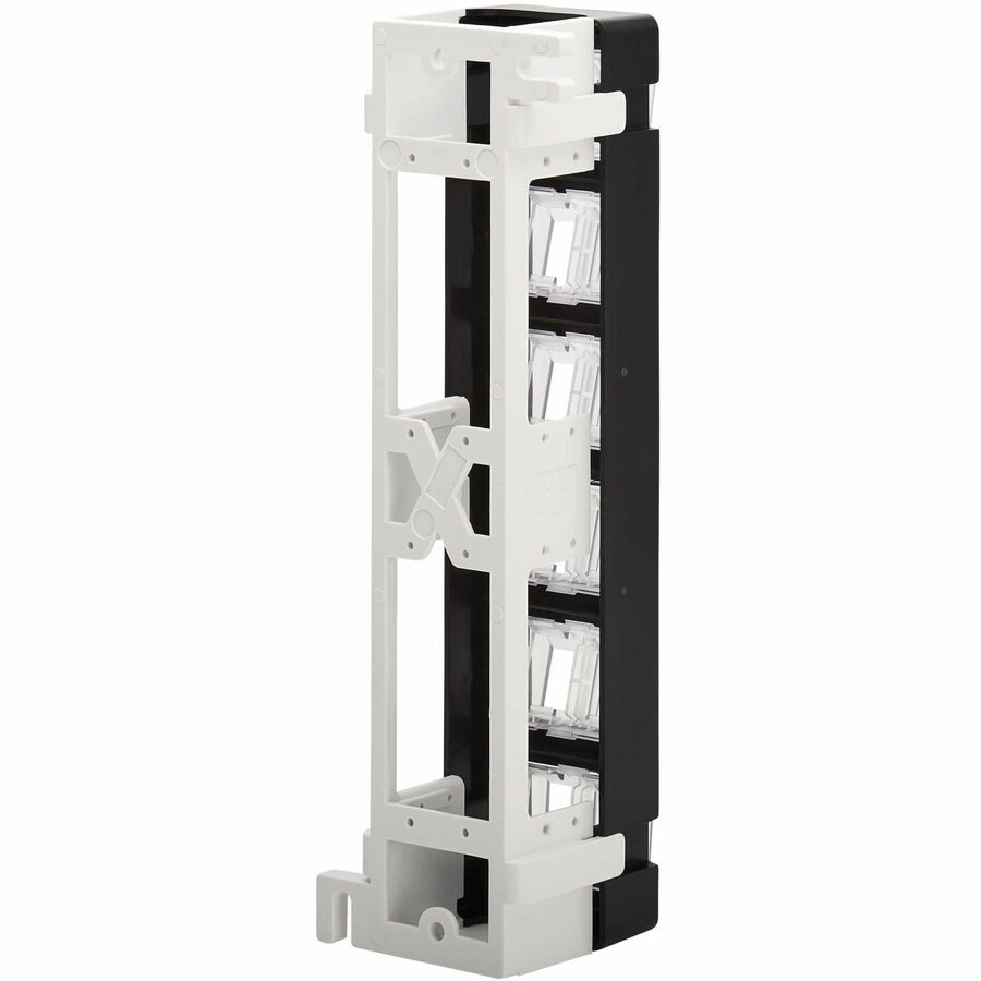 Tripp Lite 12-Port Wall-Mount Patch Panel for UTP Keystone Jacks, Rotatable Modules - 12