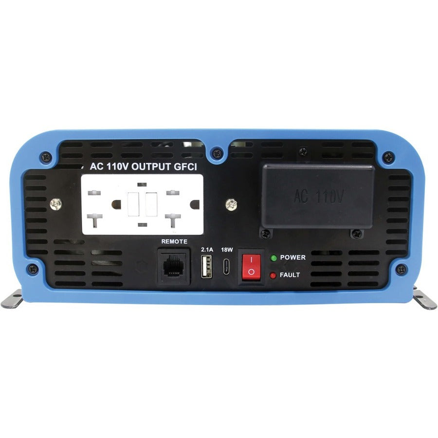 Tripp Lite 2000W Light-Duty Compact Power Inverter - 2x 5-15/20R, USB Charging, Pure Sine