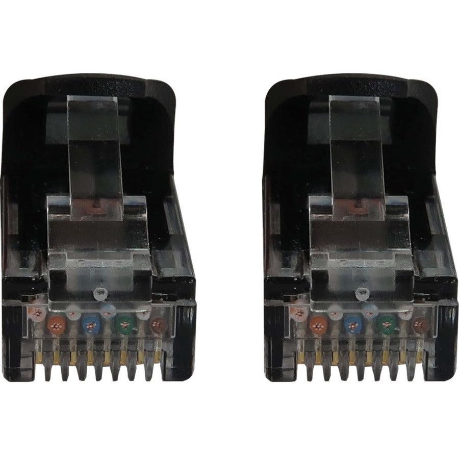 Tripp Lite Cat6a 10G Snagless Molded UTP Ethernet Cable (RJ45 M/M), PoE, Black, 100 ft. (30.5 m)
