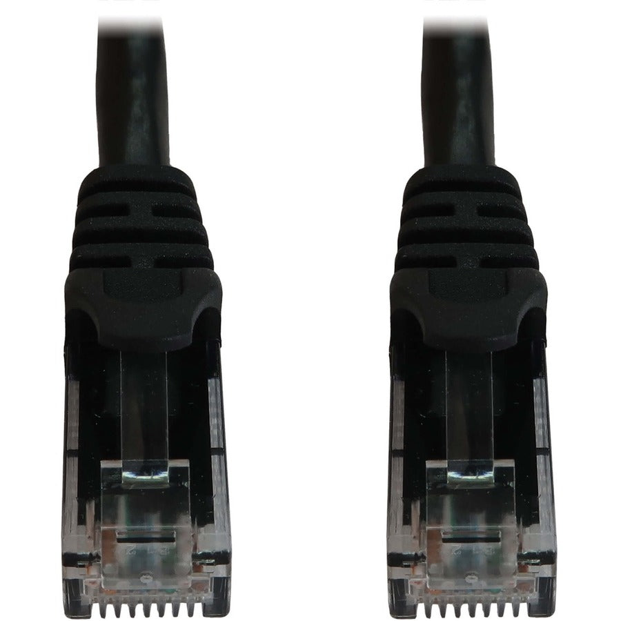 Tripp Lite Cat6a 10G Snagless Molded UTP Ethernet Cable (RJ45 M/M) PoE Black 15 ft. (4.6 m