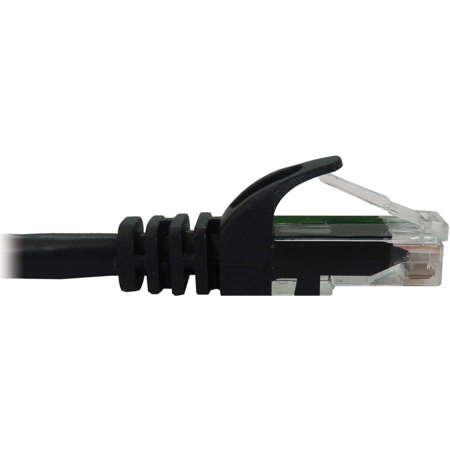 Tripp Lite Cat6a 10G Snagless Molded UTP Ethernet Cable (RJ45 M/M), PoE, Black, 6 ft. (1.8 m)