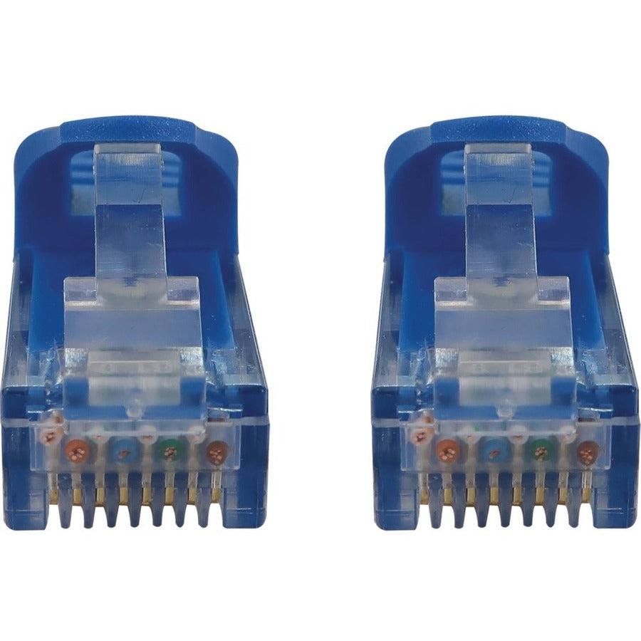 Tripp Lite Cat6a 10G Snagless Molded UTP Ethernet Cable (RJ45 M/M), PoE, Blue, 100 ft. (30.5 m)
