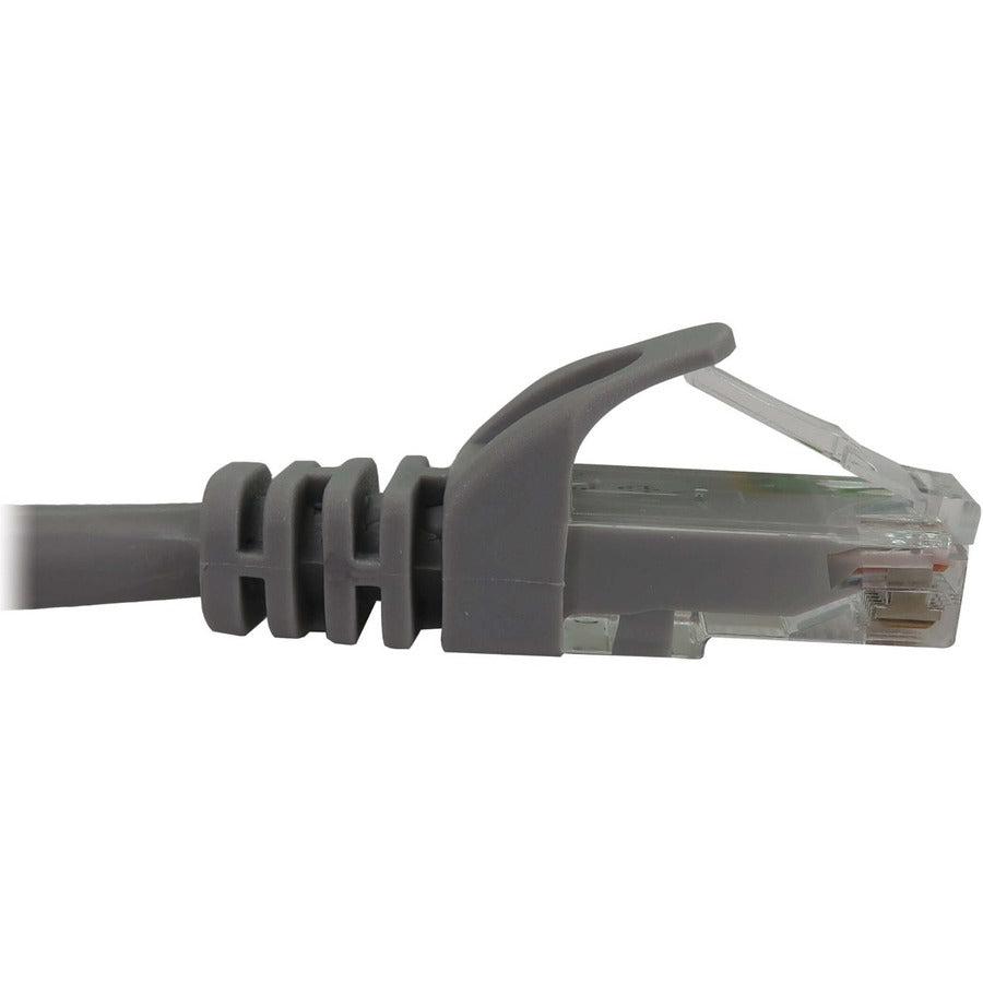 Tripp Lite Cat6a 10G Snagless Molded UTP Ethernet Cable (RJ45 M/M), PoE, Gray, 20 ft. (6.1 m)