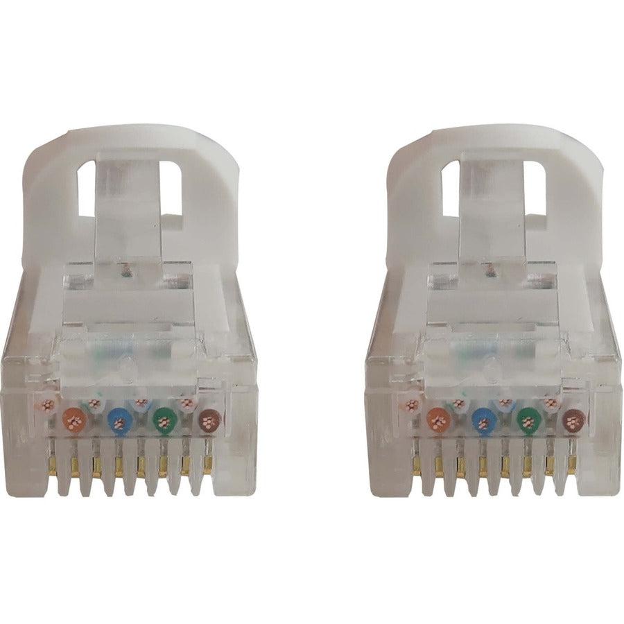 Tripp Lite Cat6a 10G Snagless Molded UTP Ethernet Cable (RJ45 M/M), PoE, White, 10 ft. (3.1 m)
