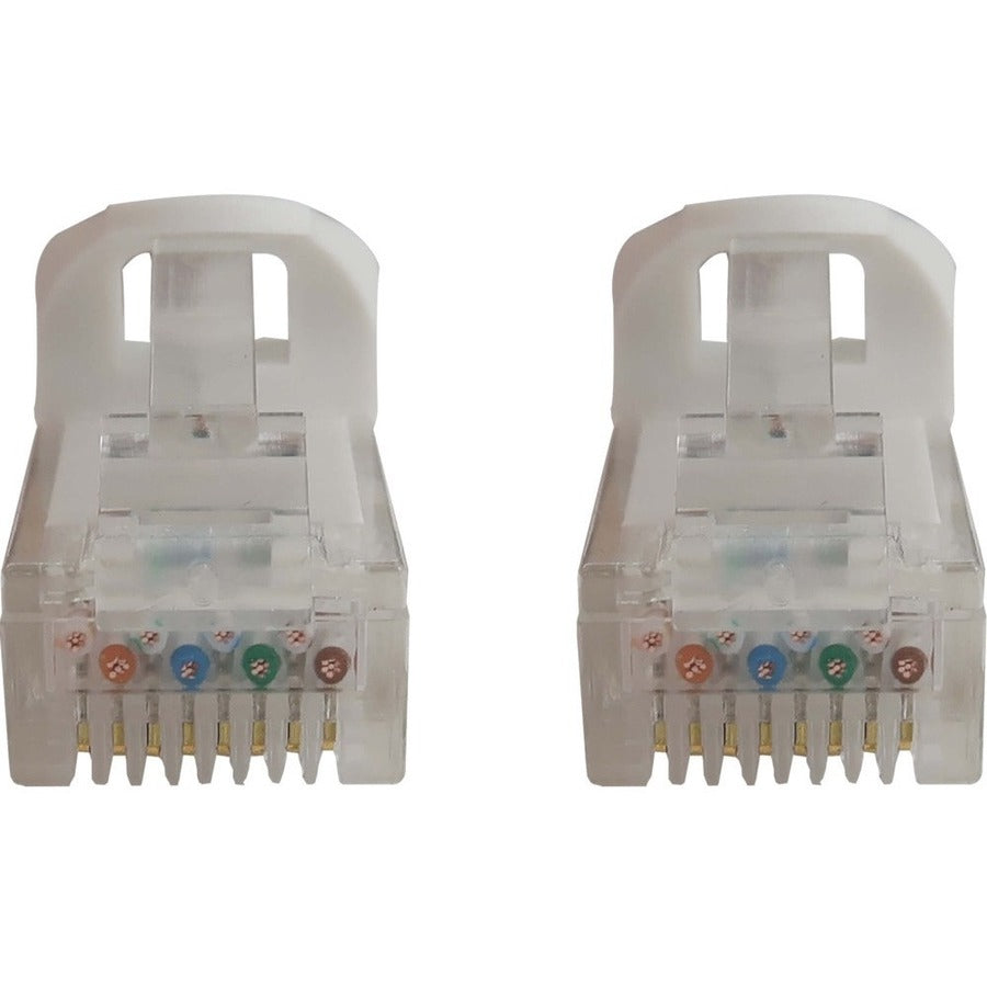 Tripp Lite Cat6a 10G Snagless Molded UTP Ethernet Cable (RJ45 M/M) PoE White 100 ft. (30.5