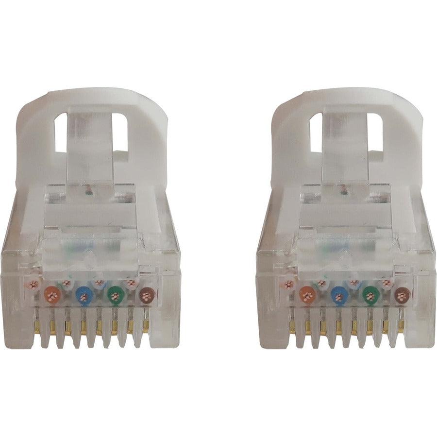 Tripp Lite Cat6a 10G Snagless Molded UTP Ethernet Cable (RJ45 M/M), PoE, White, 25 ft. (7.6 m)