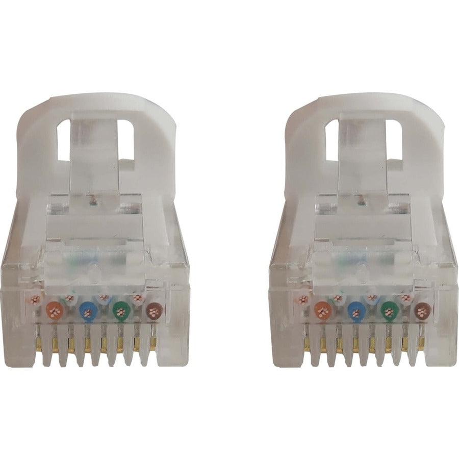 Tripp Lite Cat6a 10G Snagless Molded UTP Ethernet Cable (RJ45 M/M), PoE, White, 50 ft. (15.2 m)