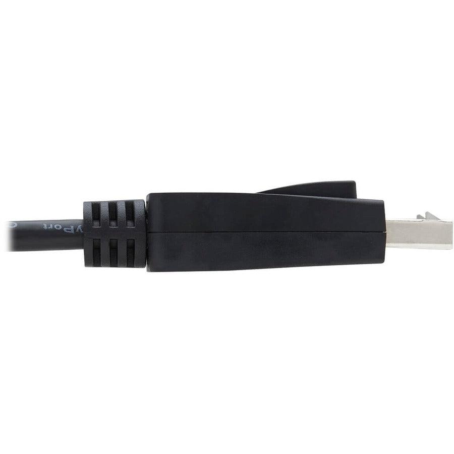 Tripp Lite P580-010-V4 Displayport 1.4 Cable (M/M) - Uhd 8K, Hdr, 4:2:0, Hdcp 2.2, Latching Connectors, Black, 10 Ft.