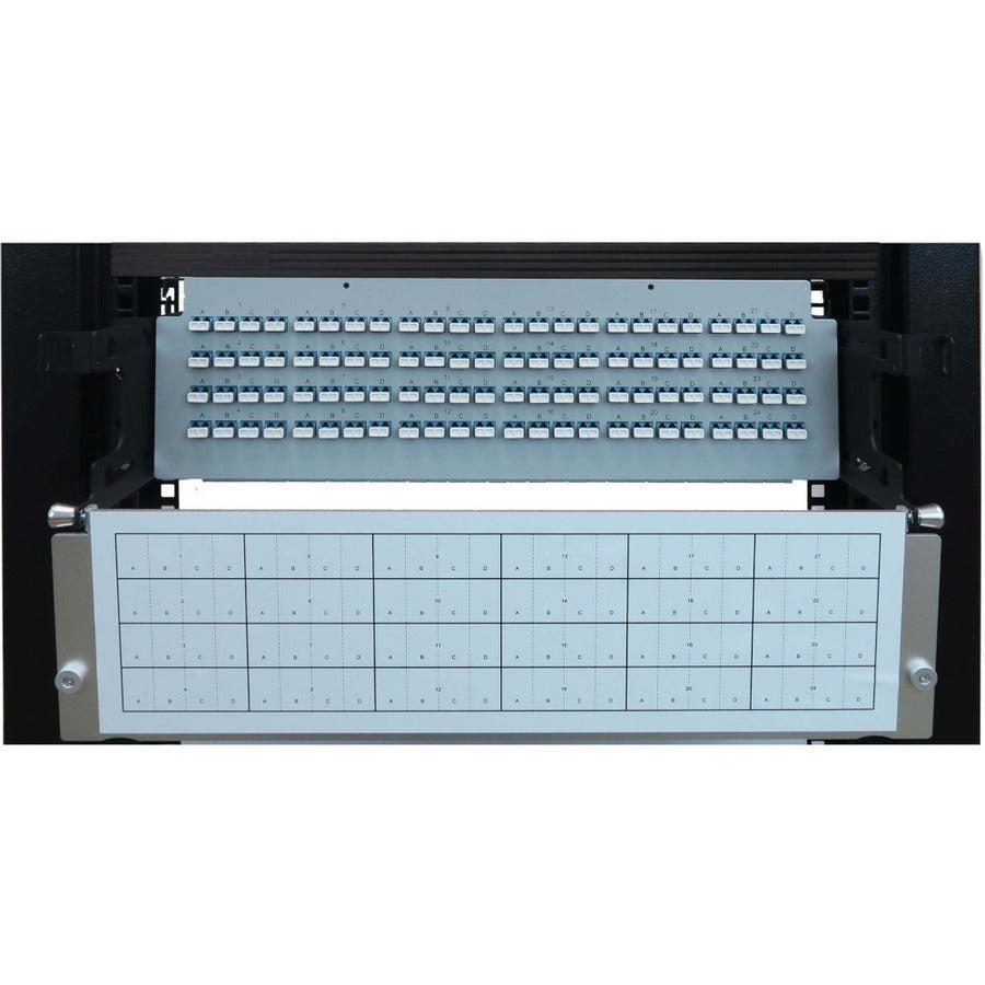 Tripp Lite Preloaded Fiber Patch Panel, 3U - 24X (12F Mtp/Mpo-Apc To 4X Lc Duplex F/F) 8F Trunk Cables, Os2 Singlemode, 10 M (32.8 Ft.)