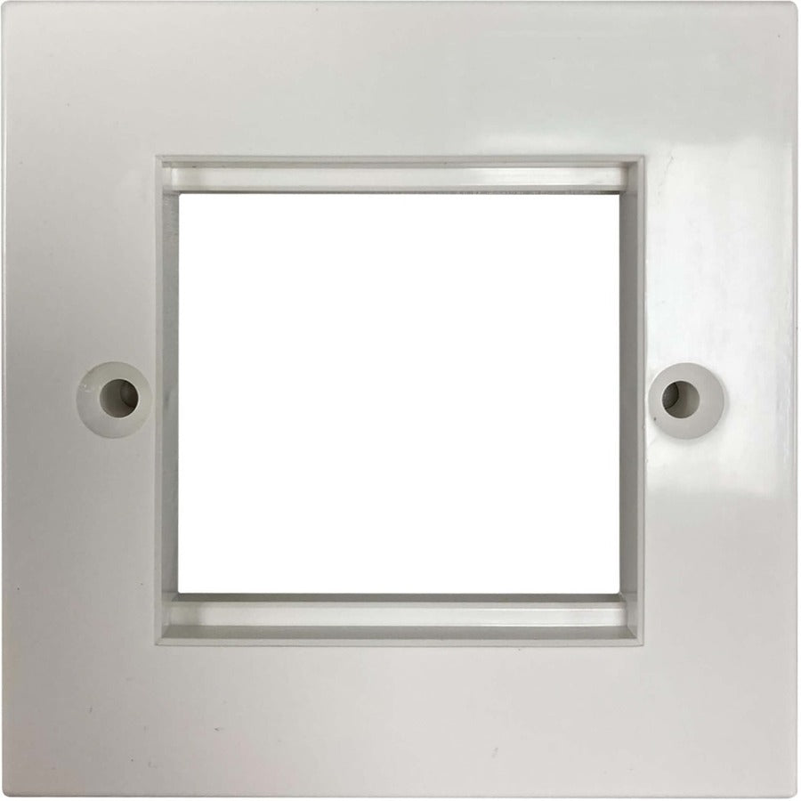 Tripp Lite Single-Gang UK-Style Gang Frame for Insert Modules White - 1 x Total Number of