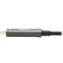 Tripp Lite USB-C to USB-C Plenum-Rated Fiber Active Optical Cable (AOC) - 4K 60 Hz, HDR, 4:4:4, M/M, Black, 10 m