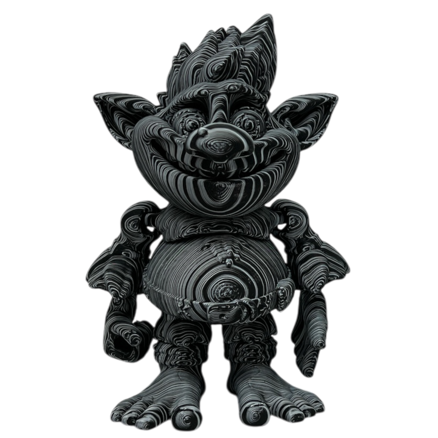 Troublesome Troll - Black and White