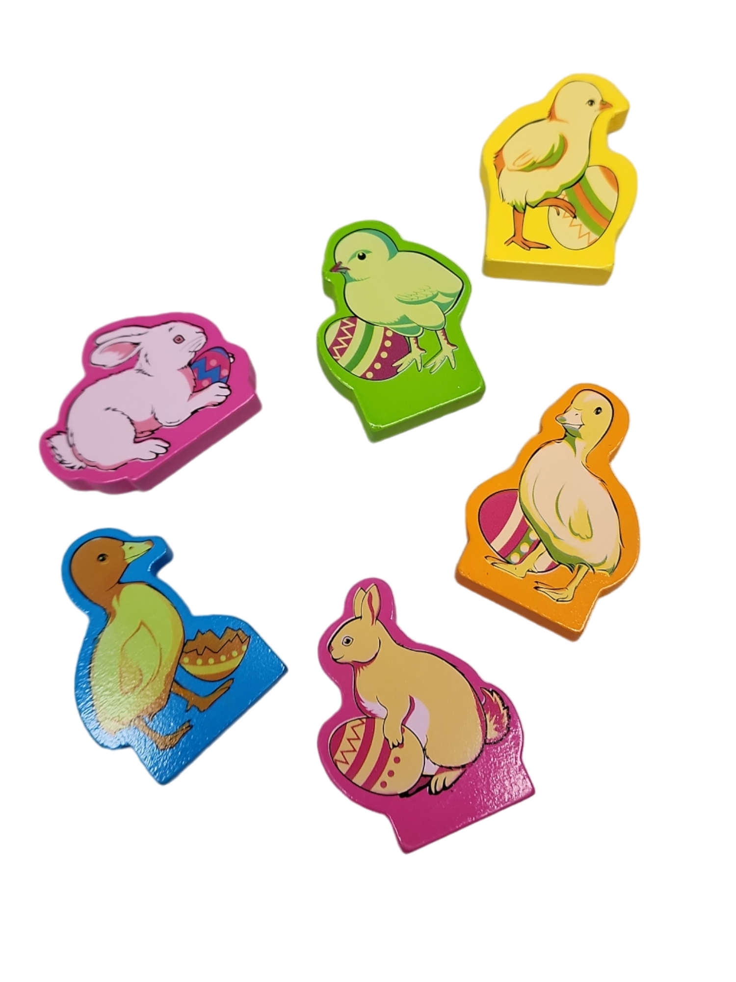 Tube Of Wood Animals