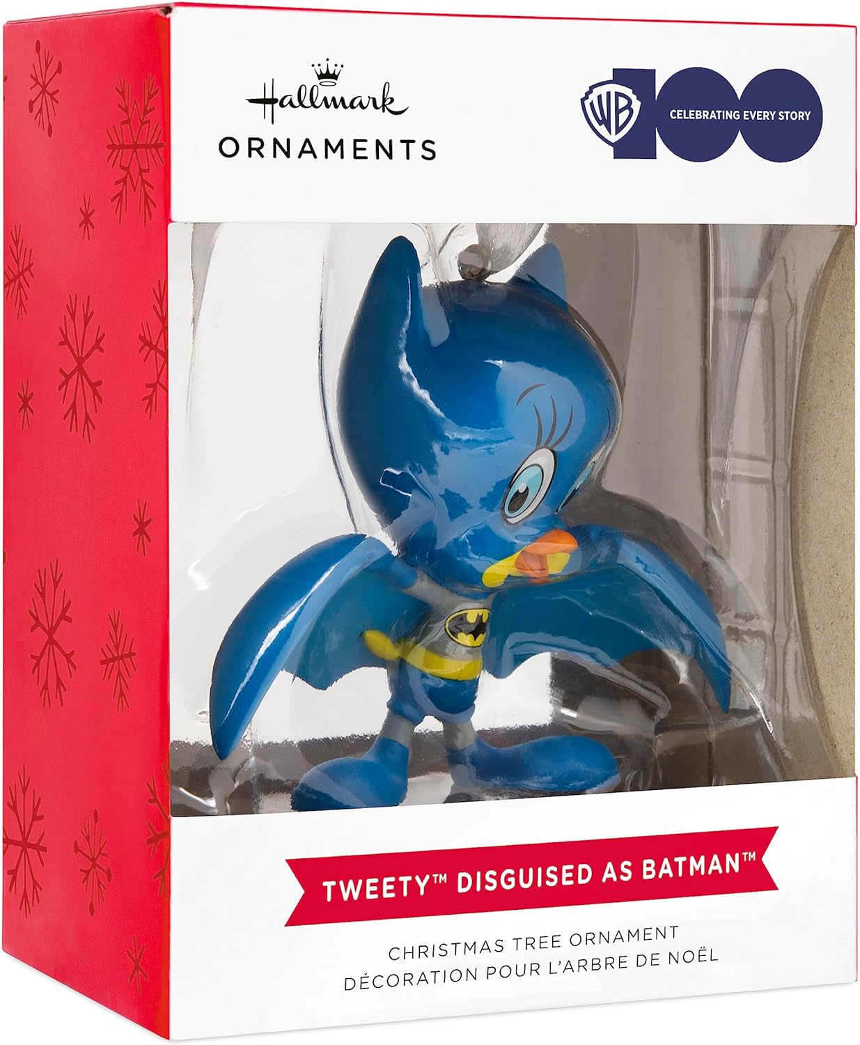 Tweety as Batman Mash up Ornament