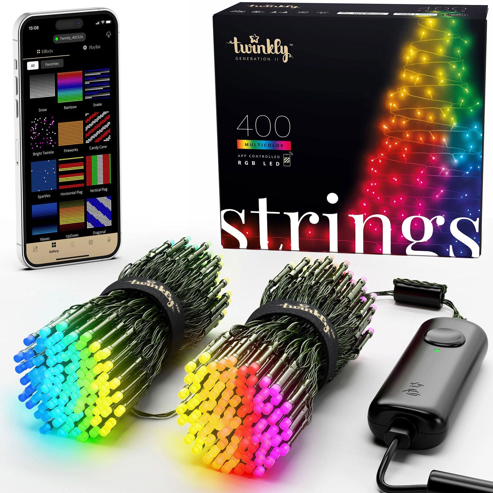 Twinkly 400-Light RGB LED Light Set (Generation II)