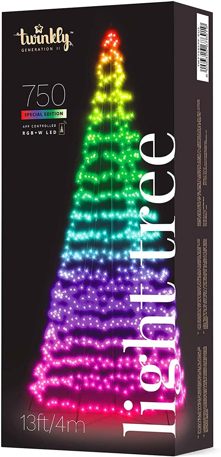 Twinkly 750-Light RGB LED Light Pole Tree (Generation II)