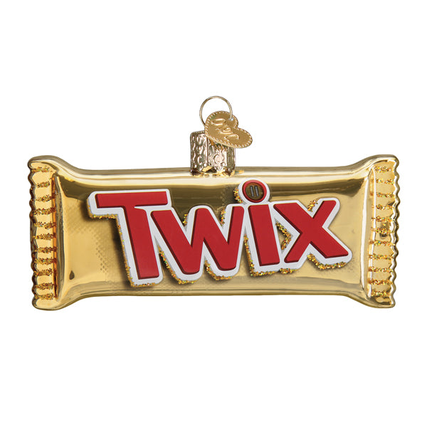 Twix Glass Ornament