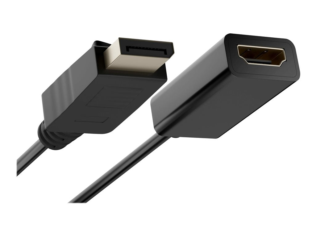 UNC Group - Adapter - DisplayPort male latched to HDMI female - black - 4K support, active DPHDMI-ADPT-4K-ACT