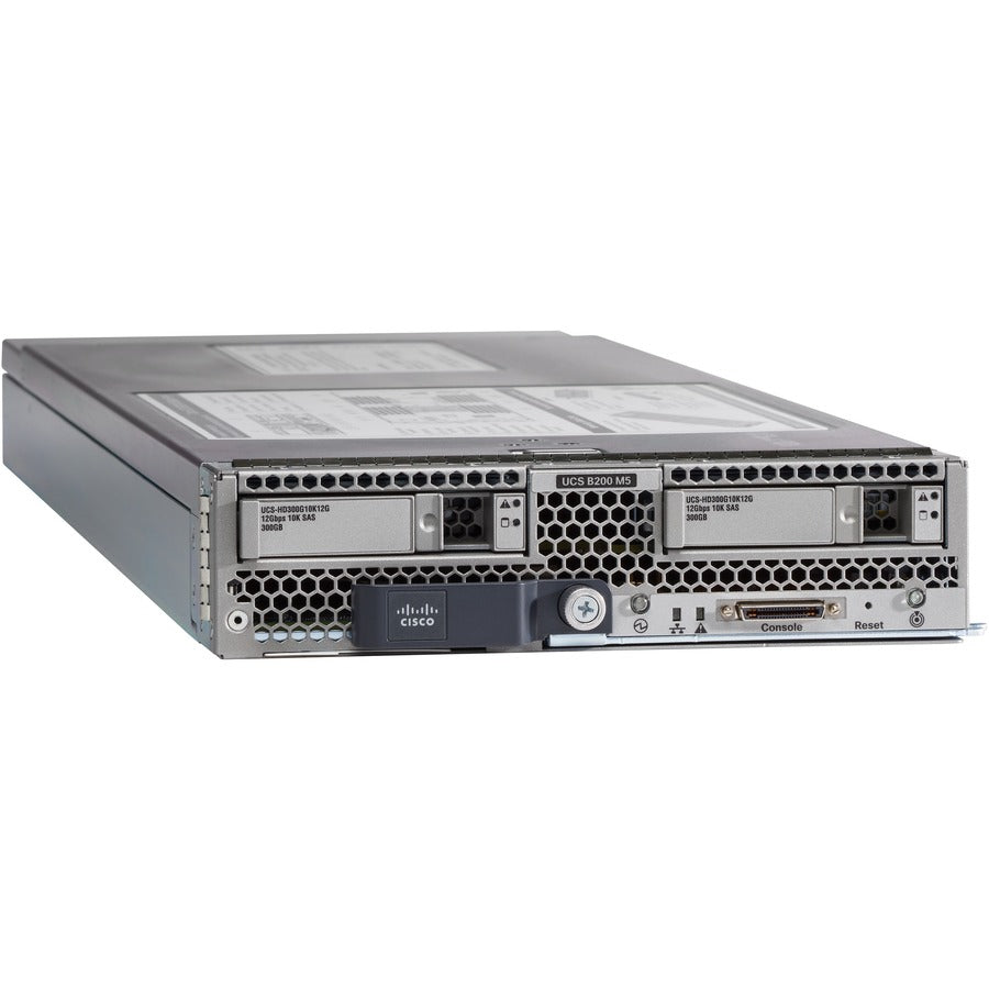 Cisco B200 M5 Blade Server - 2 x Intel Xeon Gold 6148 2.40 GHz - 192 GB RAM - Serial ATA, 12Gb/s SAS Controller UCS-SP-B200M5-C2
