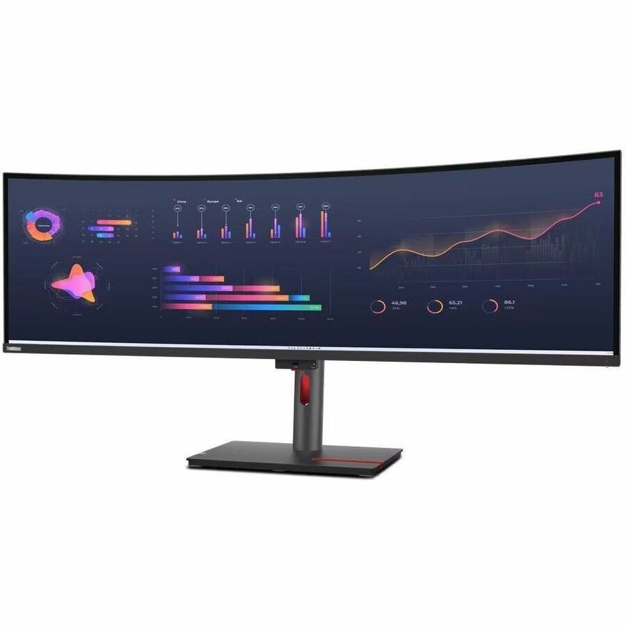 Ultra-Wide Curved Computer Monitor - Professional Display Solutions | Lenovo 63DBRAR1US