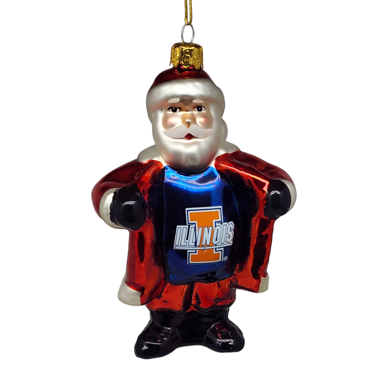 University of Illinois Santa Claus Ornament