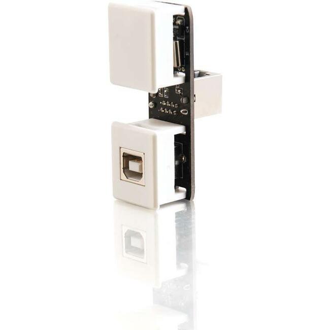 Usb 1.1 Over Cat5 Superbooster Extender Keystone Insert Transmitter