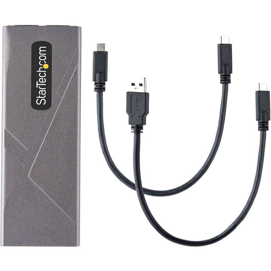 Usb-C 10Gbps To M.2 Nvme Or M.2 Sata Ssd Enclosure, Tool-Free M.2 Pcie/Sata Ssd Aluminum Enclosure, Usb-C & Usb-A Host Cables