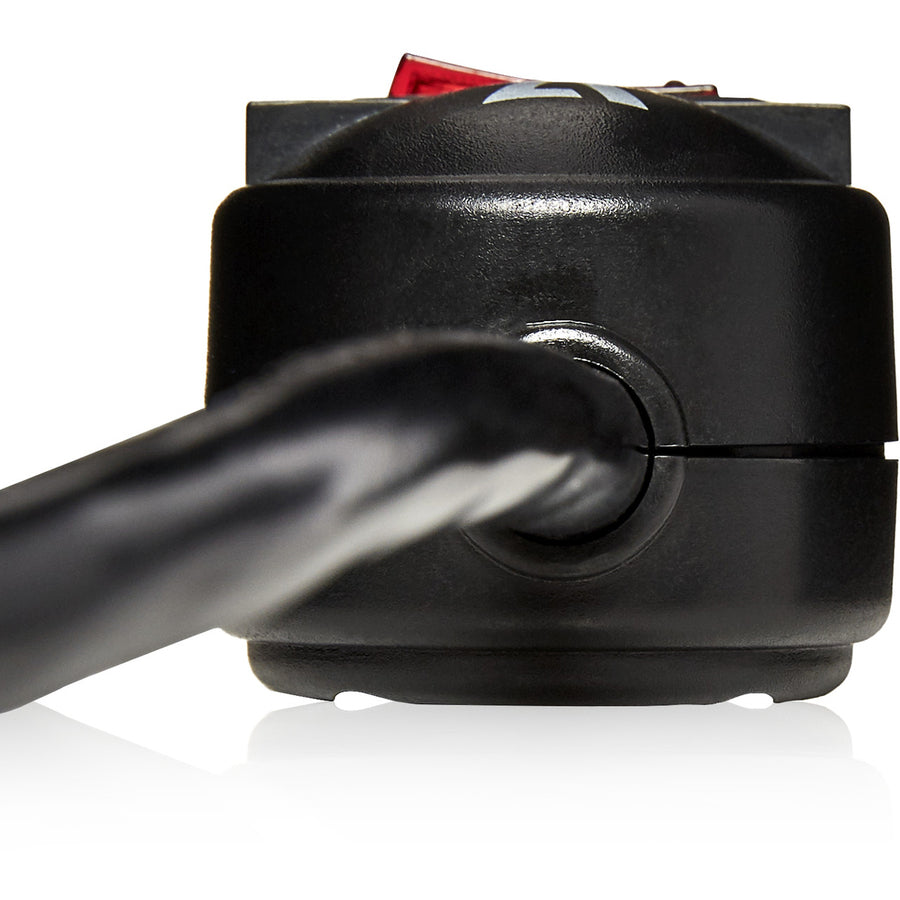 V7 4-Outlet Home/Office Surge Protector, 450 Joules - Black