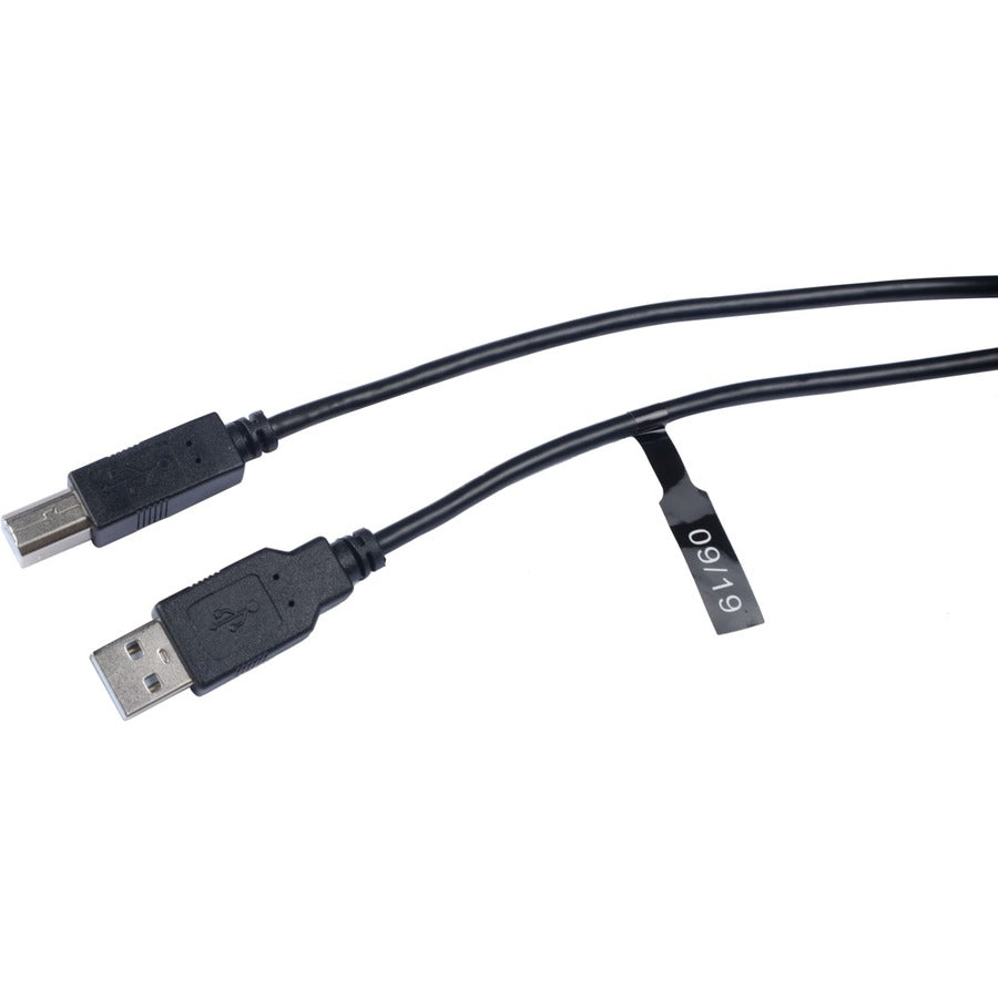 V7 Black USB Cable USB 2.0 A Male to USB 2.0 B Male 3m 10ft V7E2USB2AB-03M