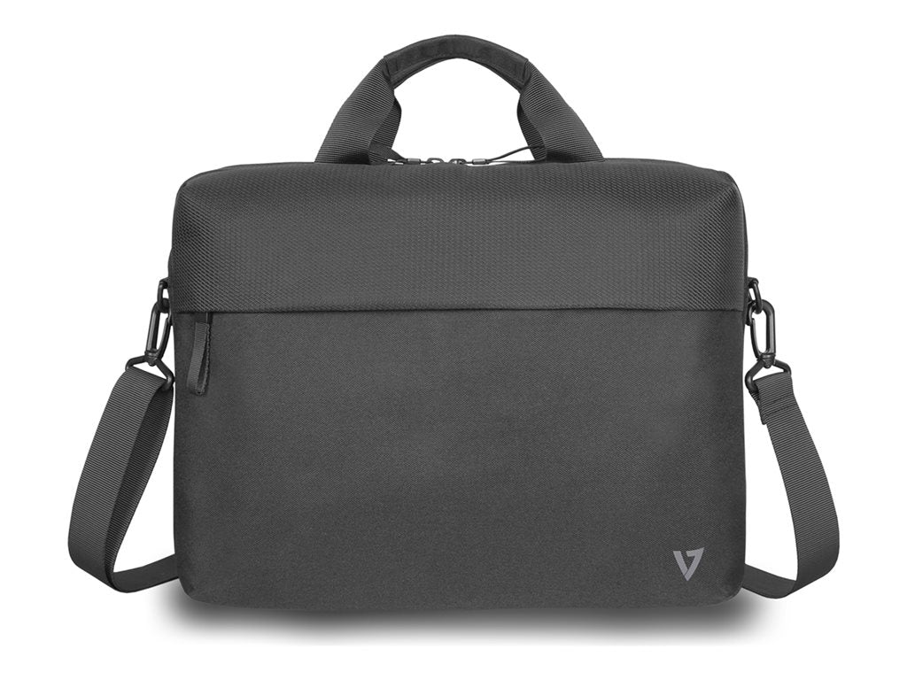 V7 CTP14-ECO2 - Notebook carrying case - briefcase, eco-friendly, RPET, topload - 14 - black"