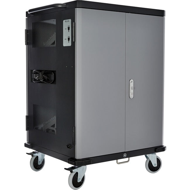 V7 Charge Cart for 36 Mobile Computers - Secure, Store and Charge Chromebooks, Notebooks and Tablets - NEMA US Plug CHGCT36-1N