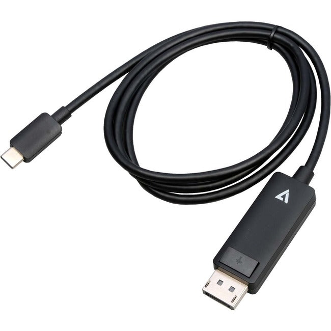 V7 USB-C Male to DisplayPort 1.4 Male 32.4 Gbps 8K/4K UHD V7USBCDP14-1M