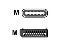 VERTIV 10ft USB-C (PC) to Single Display DP (KVM) adapter cable +ETH +PWR USBCKVMSHNP