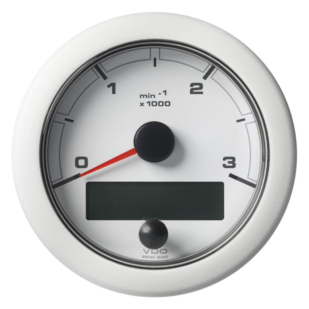 Veratron 3-3/8" (85MM) OceanLink® NMEA 2000® Tachometer - 3000 RPM - White Dial