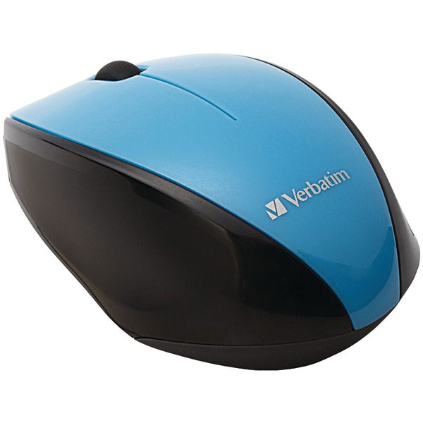 Verbatim 97993 Cordless Blue-LED Computer Mouse, Multi-Trac, 3 Buttons, 2.4 GHz