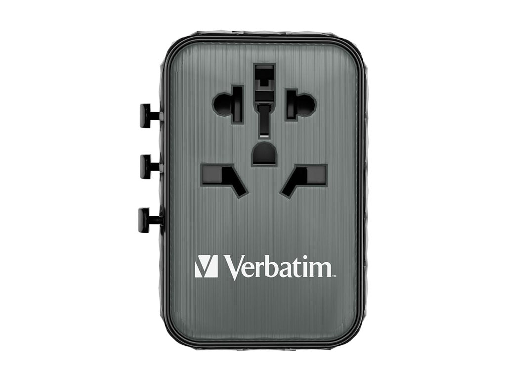 Verbatim UTA-05 - Power adapter - GaN III, universal - 65 Watt - 5 A - PD 3.0, QC 4+, QC 3.0, Fast Charge, Super Charge,