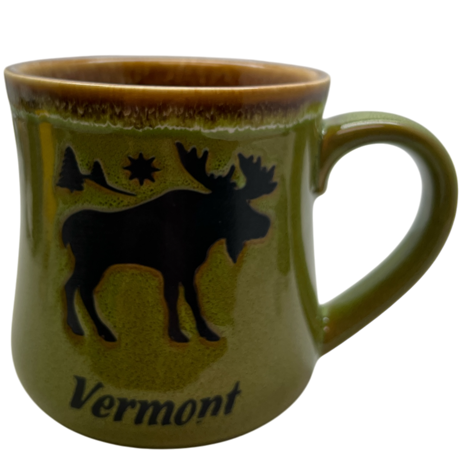 Vermont Moose Mug - Olive