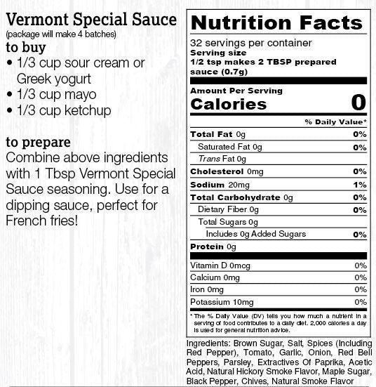 Vermont Special Sauce Atrisan Dip